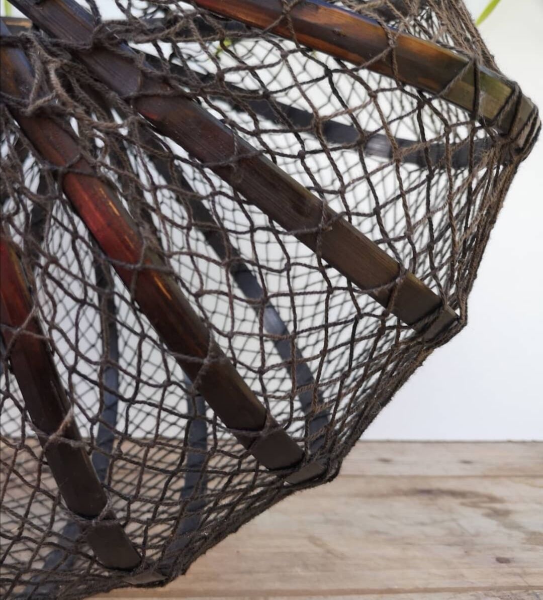 Vintage bamboo basket