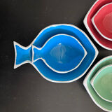 Appetizer set with 6 fish bowls