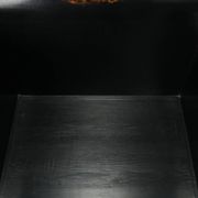 Black wooden chair / side chair from the 20th century in Asian style