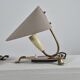 Pair of vintage brass wall or table lamps from the 1950s.