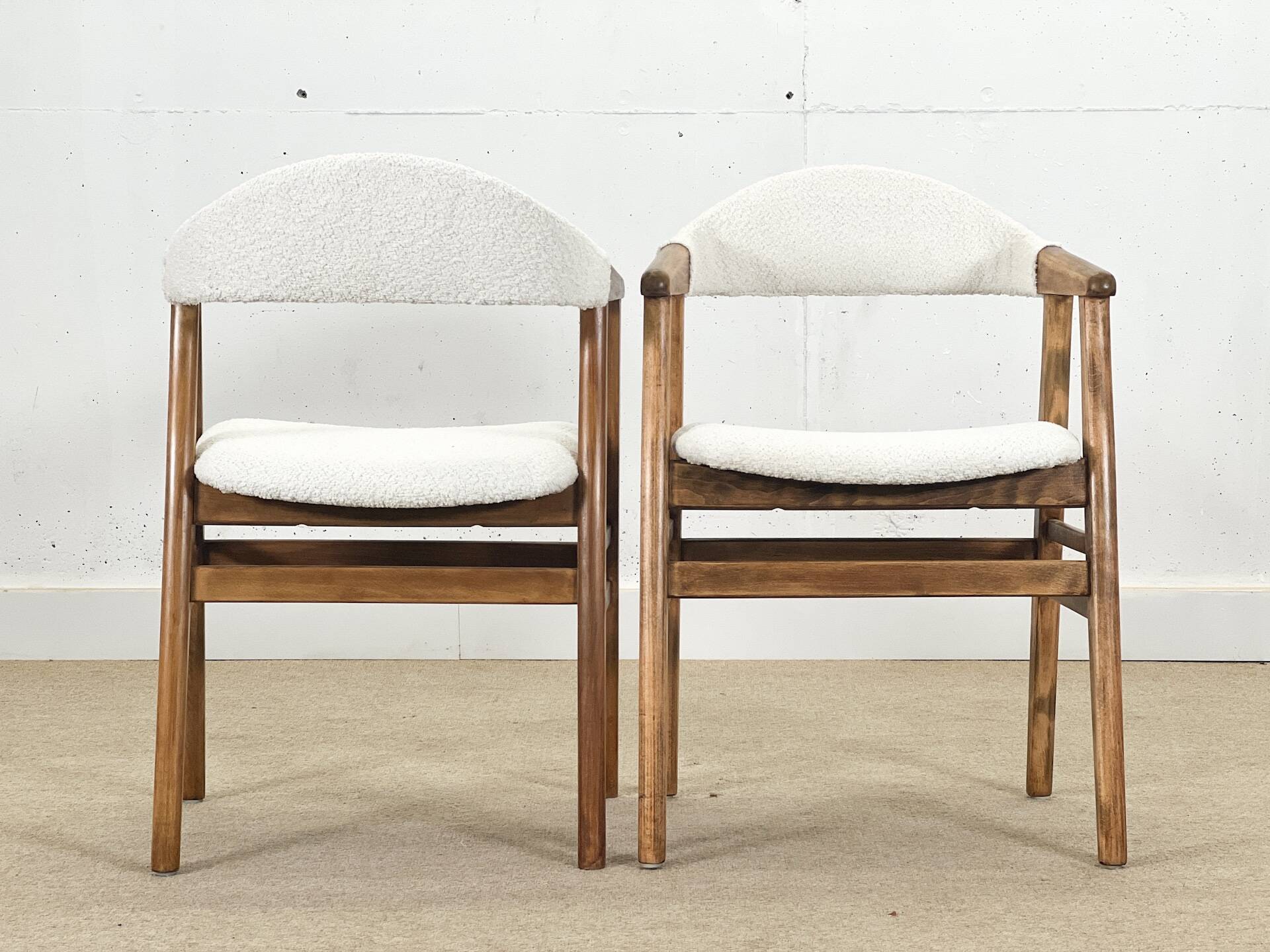 Danish dining chairs (new upholstery)