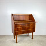 Secrétaire danoise en teck par Hanbjerg Møbelfabrik