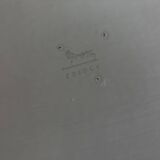 XL centerpiece dish with scalloped glazed earth Gien Pierre Motton 1980