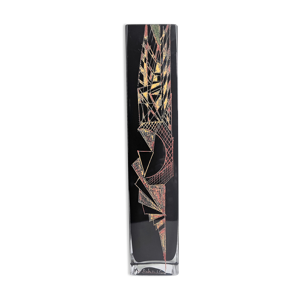 Vase cubiste a Riecke en verre