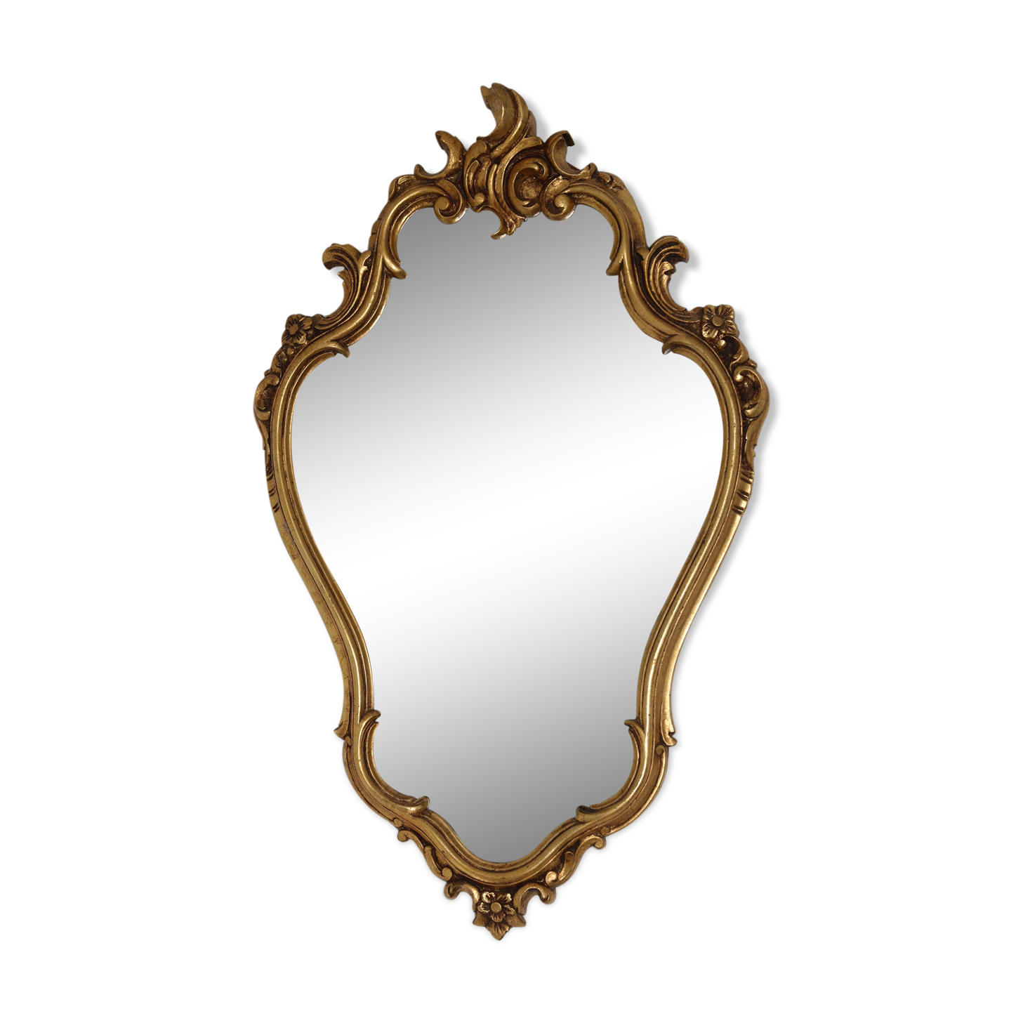 Baroque gold mirror