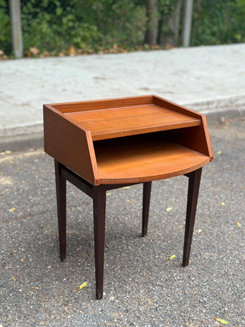 Mid-Century Scandinavian bedside table in teak 1960