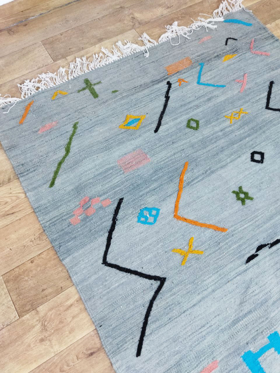 Kilim moroccan berber carpet 208x149cm