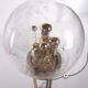 Sputnik floor lamp by Doria Leuchten Germany 1970s