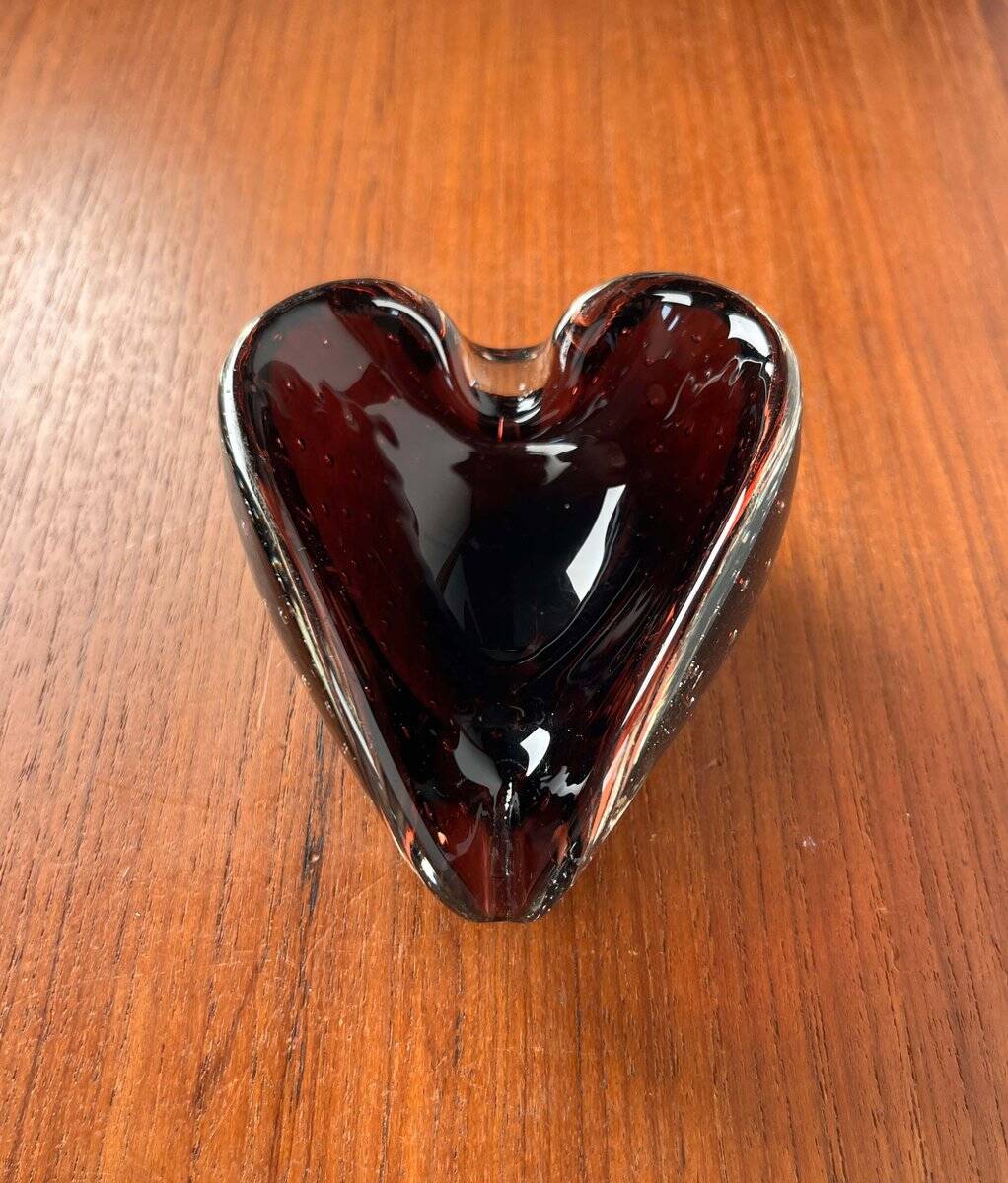 Vintage Italian Bullicante Ashtray in Murano Glass, 1970s