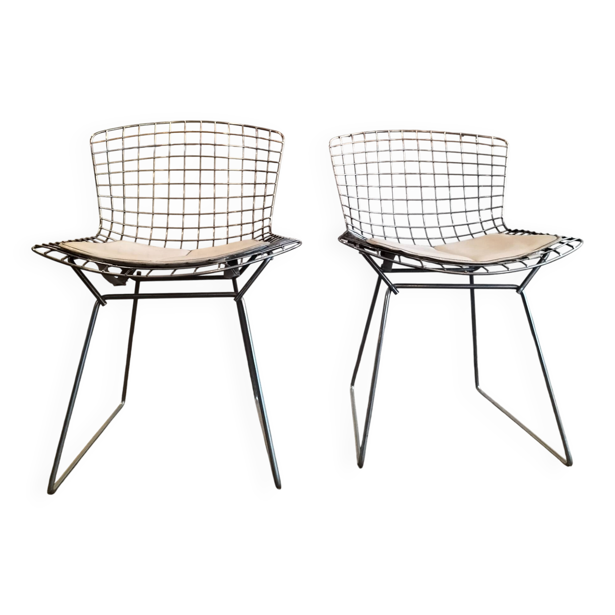 2 Chaises Bertoia 70/80