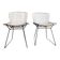 2 Chaises Bertoia 70/80