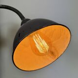 Grey Industrial Gooseneck Scissor Wall Lamp from Elektroinstala, 1960s