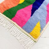 Colorful Boujaad Moroccan Berber rug 1.48x1.04m