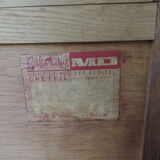 Furniture MD in light oak of vintage years.