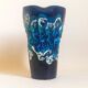 Vase Fat Lava Vallauris Ecume des Mers Height 25,5 cm