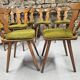 Lot  8 chaises bistrot 1970"