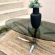 Coffee table smoked glass 70