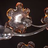 Lustre Murano multicolore Spoutnik Flowers par Mazzega, années 1970