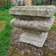 Pair of vintage antique stone Medici planters