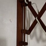 Scandinavian vintage chisel stem light in teak