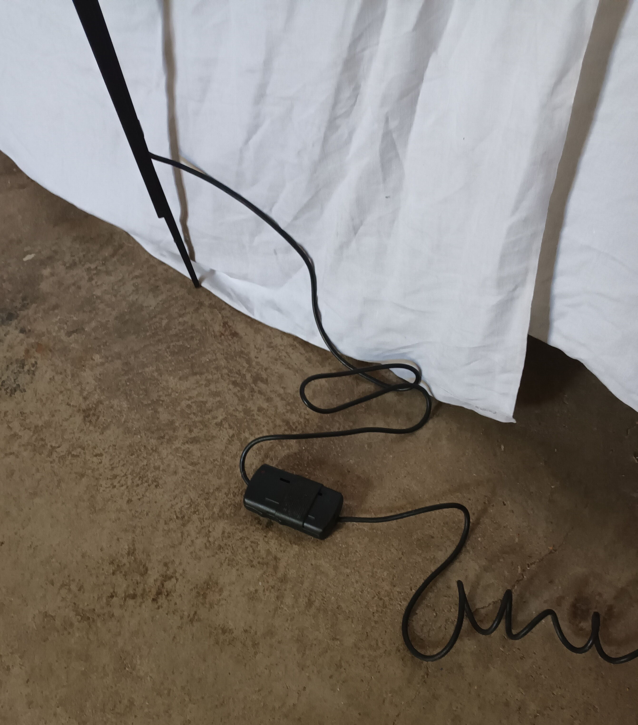 Pair of torchiere wall lamps by Gilles Derain for Lumen Center Italia