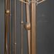 Antique 19thc victorian pair of brass coat stands c.1890