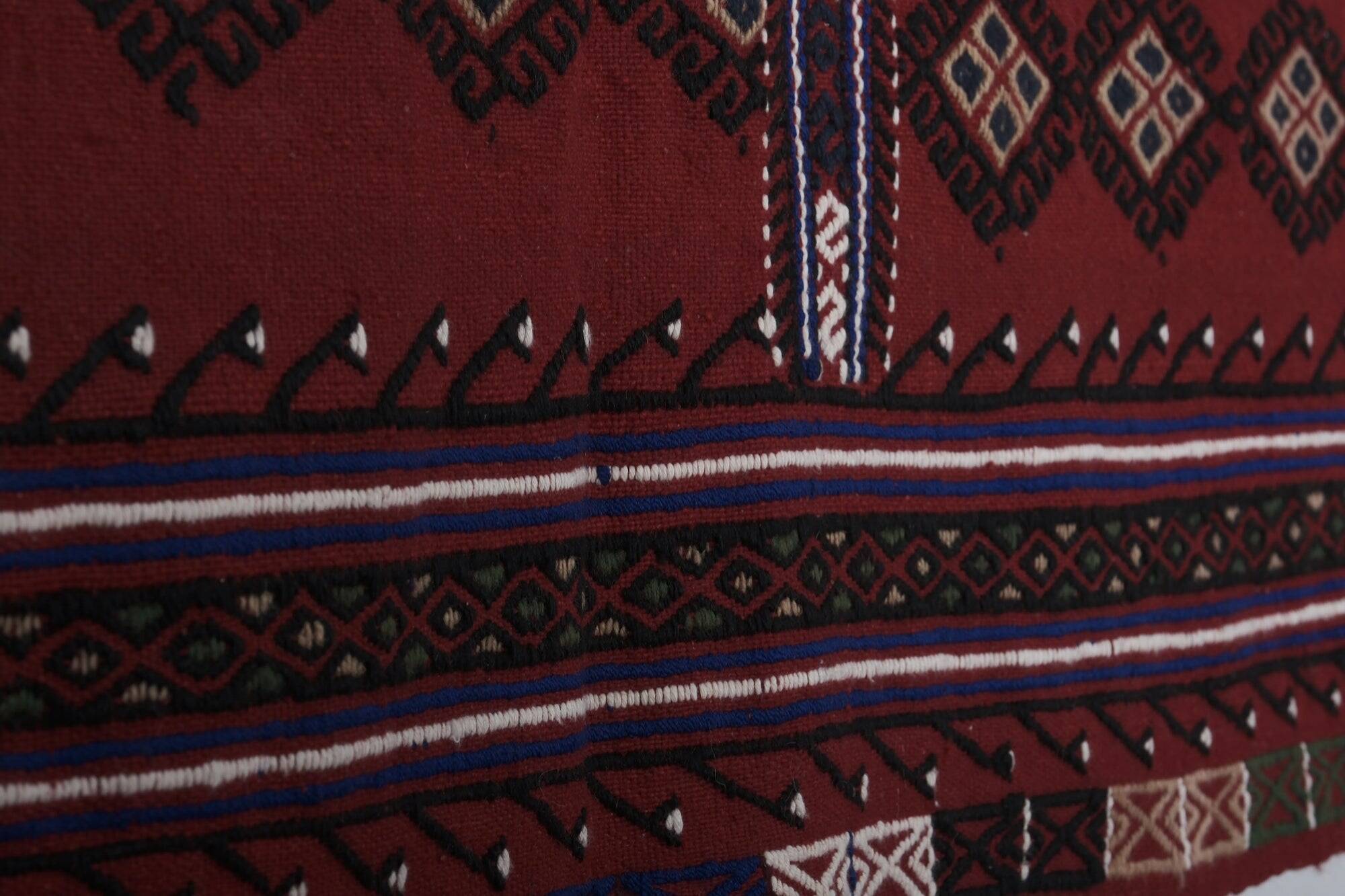 Vintage Turkish kilim, handwoven, 144x240 cm.