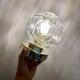 Vintage glass globe wall or ceiling light