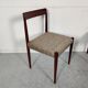 6 scandinavian chairs from lübke in rosewood, 60s