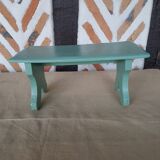 Footrest, green bench