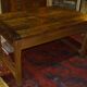 Nineteenth century farmhouse table in natural oak wood 140 x 90 cm