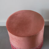 Velvet pouf
