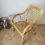 Rattan armchair