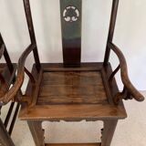 Pair of Chinese armchairs