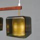 Scandinavian glass pendant by Carl Fagerlund for Orrefors
