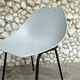 Pierre Guariche grey shell chair for Meurop 1950s-60s