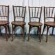 Set of 4 bistro chairs early 20th century