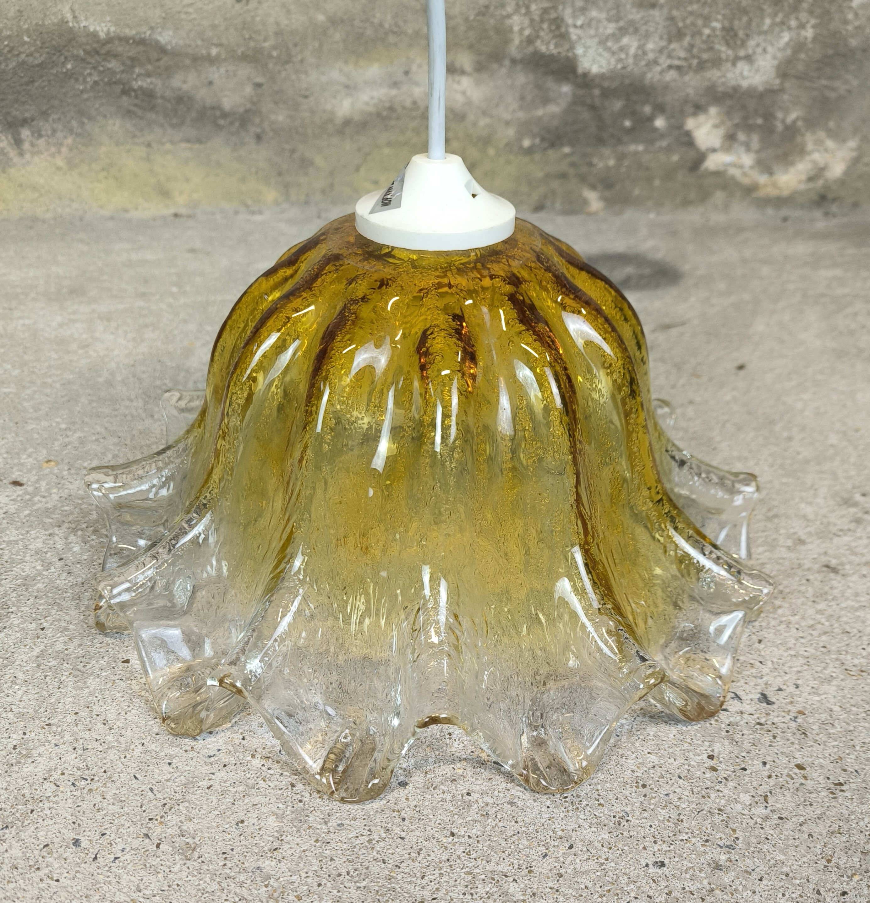 Vintage Murano style glass pendant light