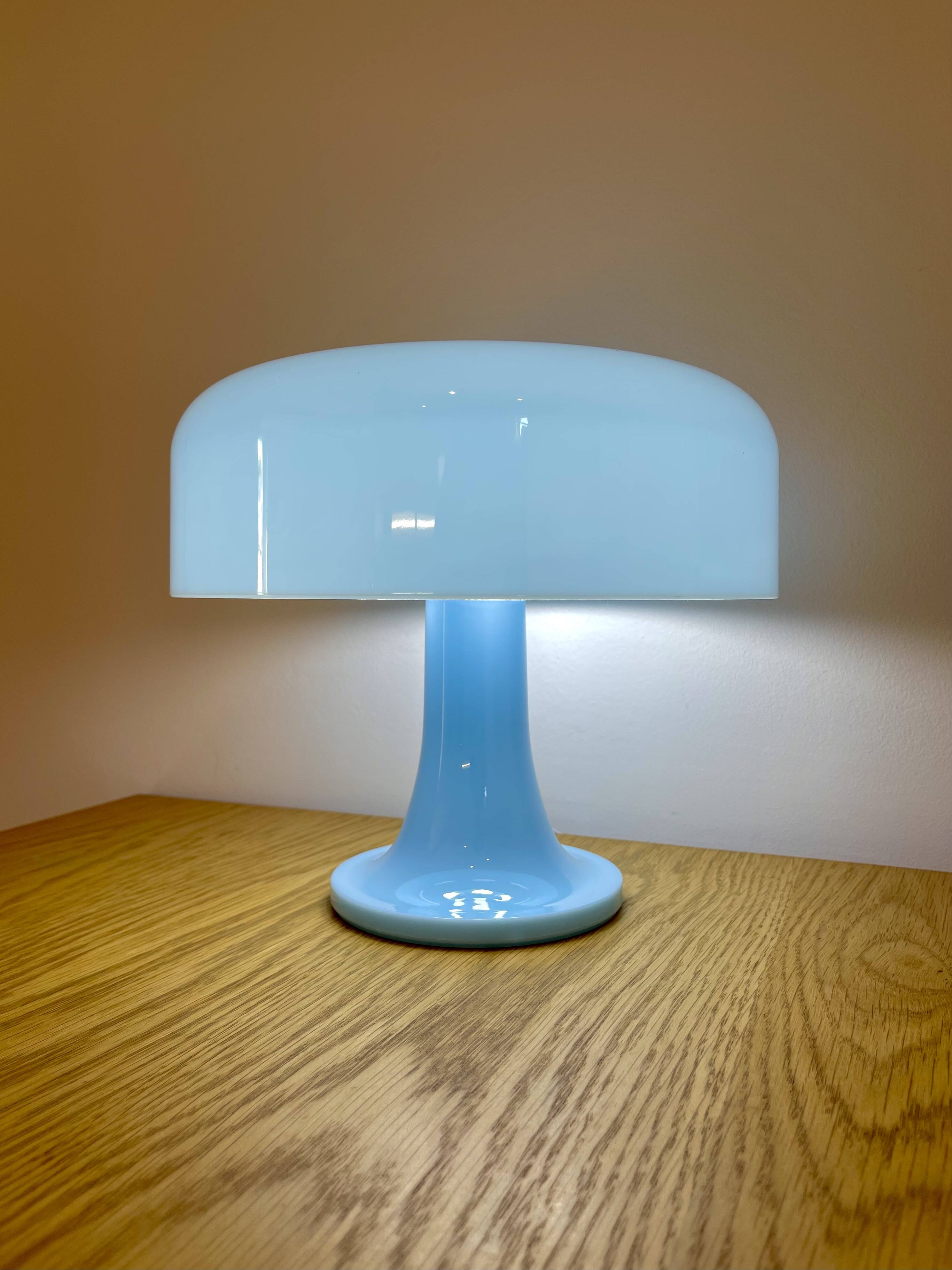 Vintage 70s Lamp - Blue - One size