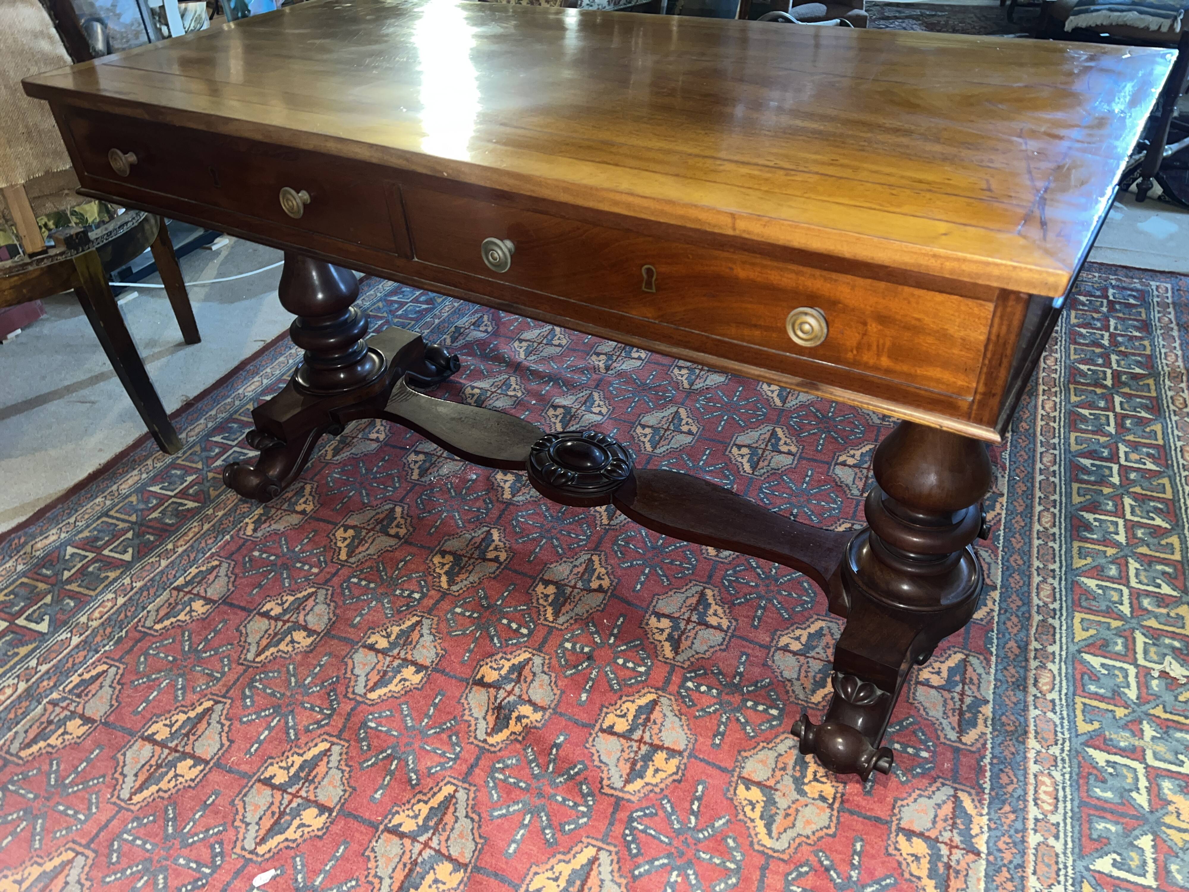 Victorian mahogany desk