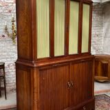 Large mahogany library in Louis XVI style stamped from the Bettenfeld House in Paris.