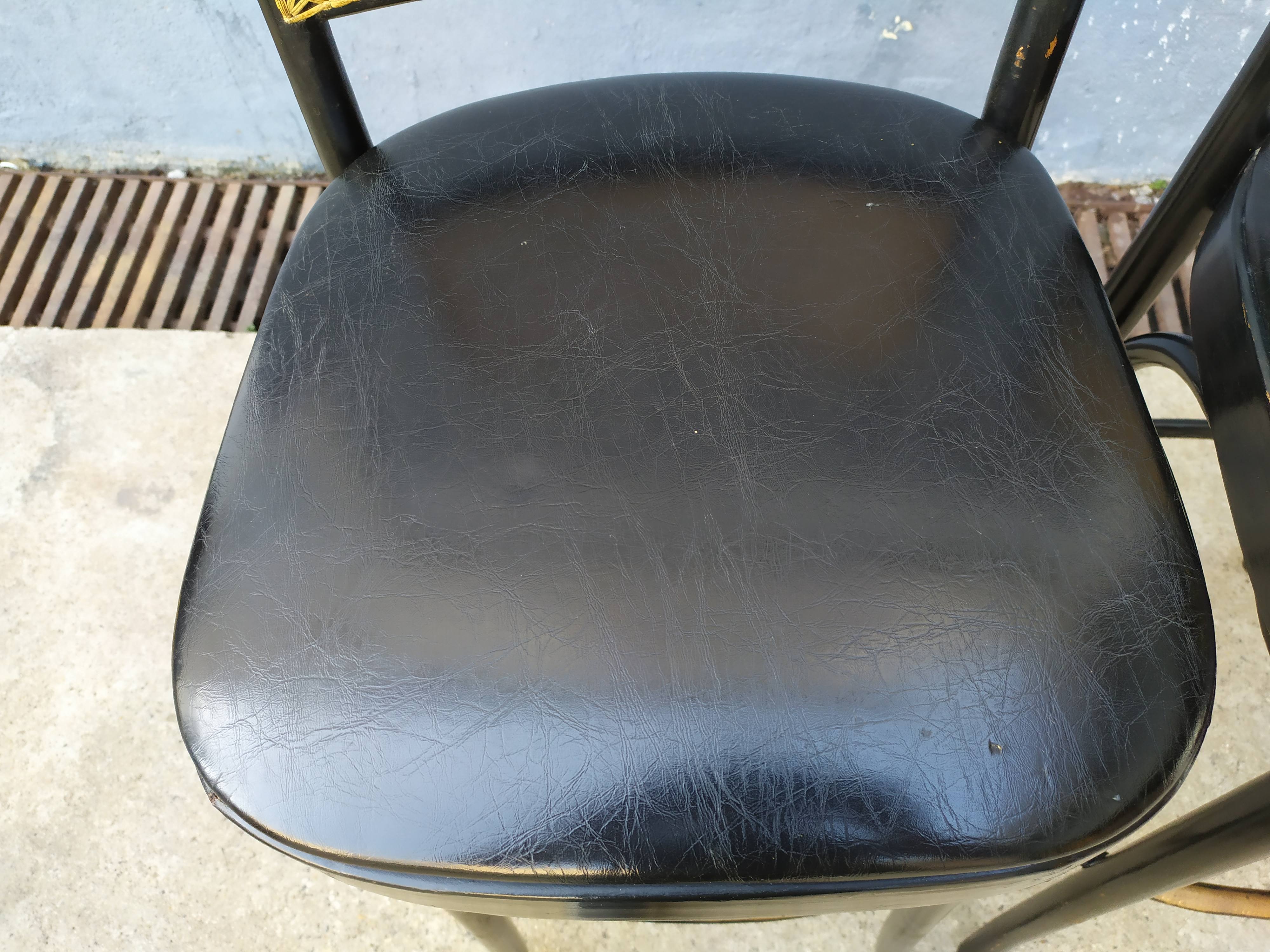 Pair of bistro bar stools