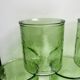 Set of 5 glasses bubbled glass style biot years 60-70