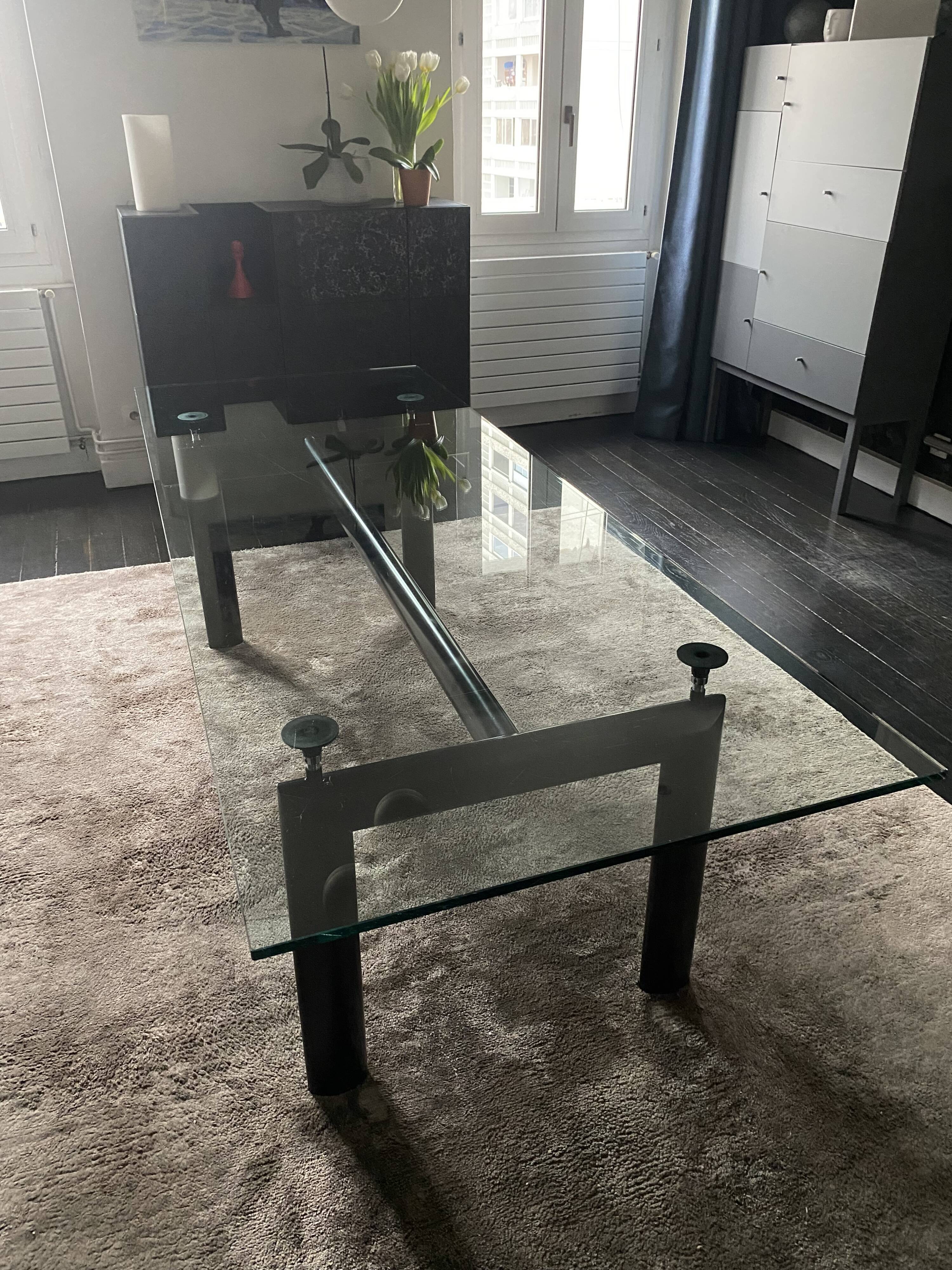 Le Corbusier LC6 table Cassina numbered