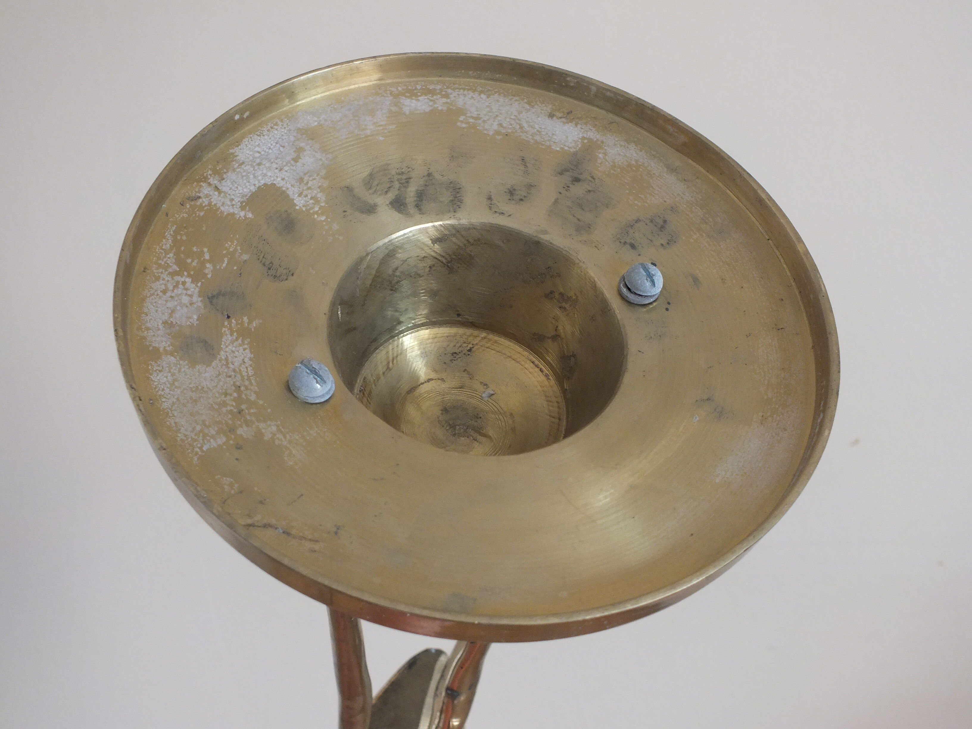 Decorative ibis in brass 47 cms