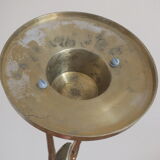 Decorative ibis in brass 47 cms