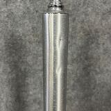 Lamp base in brushed metal and silver metal from the 1930s-1940s