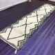 Handmade pure wool traditional hallway rug size 75/300 cm