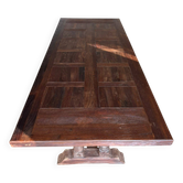 Large solid wood dining table