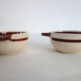 Henriot Quimper earthenware duo coffee service